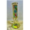 Image 1 : NEW 14" MULTICOLOURED CHECKERED BEAKER BONG