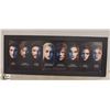 Image 1 : FRAMED GAME OF THRONES 7 CHARACTERS 39 X 16 IN