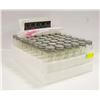 Image 1 : NEW 48PC GLASS SPICE JAR SET WITH LABELS
