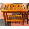 Image 1 : WOOD BENCH / SEAT 20" X 12" X 18"