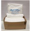 Image 1 : NEWLY UNPACKED QUEEN SIZE PILLOWS 2PK BY: BED