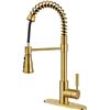 Image 1 : NEW REPACKED GOLD KITCHEN FAUCET WITH SPRAYER