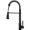 Image 1 : NEW REPACKED BLACK KITCHEN FAUCET WITH SPRAYER