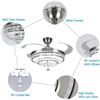 Image 3 : NEW REPACKED DLLT 42" MODERN LED CEILING FAN AND
