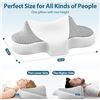 Image 4 : NEW WANOCEAN 3D ERGONOMIC MEMORY FOAM PILLOW