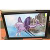 Image 1 : FANTASY GLASS CASED PICTURE 27" X 40"