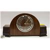 VINTAGE MANTLE CLOCK 17"X 5"