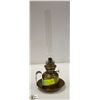 Image 1 : ANTIQUE BRASS OIL LAMP WITH FIRE PROOF GLASS