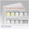 Image 1 : NEW REPACKED LED DESK LAMP, WHITE, USB CHARGE PORT
