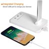 Image 2 : NEW REPACKED LED DESK LAMP, WHITE, USB CHARGE PORT