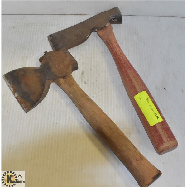 LOT OF 2 THROWING AXES