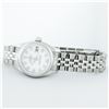 Image 5 : Rolex Ladies Stainless Steel White Diamond Quickset Datejust Wristwatch
