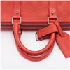 Image 6 : Louis Vuitton Red Damier Infini Leather Keepall Bandouliere 45 cm Duffle Bag