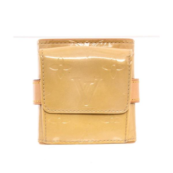 Louis Vuitton Beige Vernis Leather Lafayette Street Coin Purse Bracelet