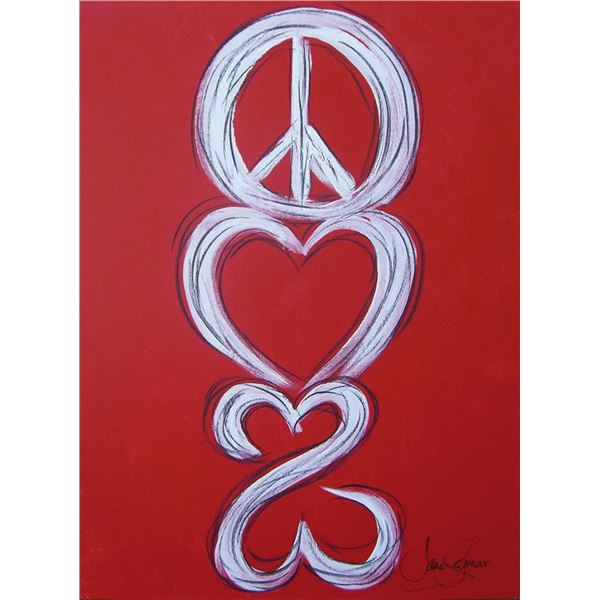 Jane SEYMOUR: Peace, Love and an Open Heart Stacked V. (Large)