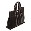 Image 3 : Hermes Black Canvas Leather Herline PM Tote Bag