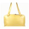 Image 4 : Chanel Gold Metallic Lambskin Leather CC Logo Rounded Shoulder Bag