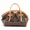 Image 2 : Louis Vuitton Brown Monogram Canvas Leather Tivoli GM Satchel Bag