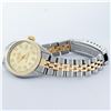 Image 8 : Rolex Ladies 2 Tone Champagne Diamond 26MM Oyster Perpetual Datejust Wristwatch
