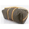 Image 3 : Louis Vuitton Brown Monogram Canvas Leather Keepall 60 cm Bandouliere Duffle Bag