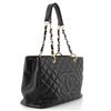 Image 2 : Chanel Grand Shopping Tote Quilted Caviar