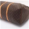 Image 3 : Louis Vuitton Brown Monogram Canvas Leather Keepall 60 cm Duffle Bag Luggage