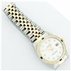 Image 7 : Rolex Mens 2 Tone White Diamond & Sapphire 36 Datejust Wristwatch