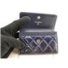 Image 4 : Chanel Classic Black Quilted Lambskin Leather Matelasse Flap Card Holder