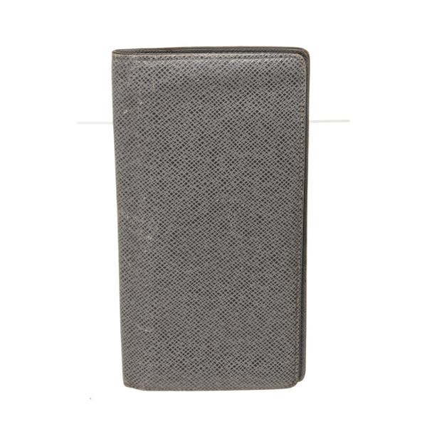 Louis Vuitton Grey Leather Brazza Wallet
