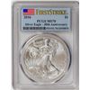 Image 1 : 2016 American Silver Eagle .999 Fine Silver Dollar Coin PCGS MS70