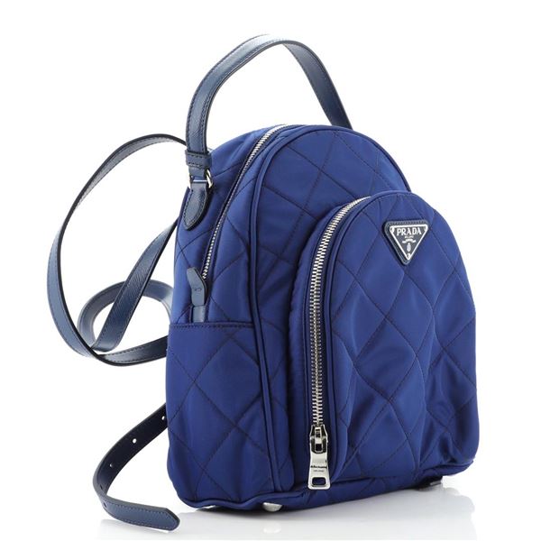 Prada Zaino Backpack Quilted Tessuto