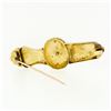 Image 4 : Antique Victorian 18k Yellow Gold Etruscan Bead Work w/ Twisted Wire Pin Brooch