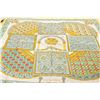 Image 2 : Hermes Yellow Multicolor Silk Ciels Byzantins Scarf