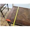 Image 8 : Rustic Modern Wooden Side Table w/ Iron Base 24" x 24" x 24"H