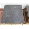 Image 2 : Pottery Barn Coffee Table w/ Natural Stone Top, Laminate Wood Base 26" x 26" x 18"H