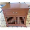 Image 1 : Decca Wooden Cabinet w/ Drawer, Double Doors 27" x 21" x 27"H