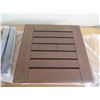 Image 9 : Brand New Pottery Barn Chatham Wooden Side Table 20.5" x 20.5" x 18.5"H (comes with box)