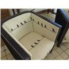 Image 8 : Qty 2 Club Chairs w/ Black  Bird Motif, Fabric Upholstery, 29"x29"x30"H (visible surface wear)