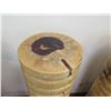 Image 2 : Round Solid Wood (Pine?) Column Display Stand? 12" Dia, 42"H