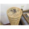 Image 2 : Round Solid Wood (Pine?) Column Display Stand? 12" Dia, 42"H