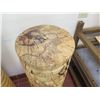 Image 2 : Round Solid Wood (Pine?) Column Display Stand? 12" Dia, 42"H