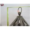 Image 8 : Hanging Glass Candle Holder 13"x13"x32"H (top is broken, see pictures)