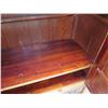 Image 8 : Tall Wooden Cabinet w/ Double Doors, 3 Drawers w/ Inlaid Detail 41" x 21" x 67"H