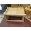Image 2 : Qty 4 Wooden Modular Sections: Tables? Shelving? 34" x 22" x 18"H
