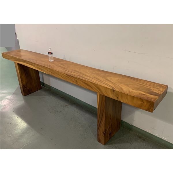 Long, Narrow Console Table, Solid Wood (9 Ft. Long) 110" x 15" x 30"H