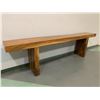 Image 2 : Long, Narrow Console Table, Solid Wood (9 Ft. Long) 110" x 15" x 30"H