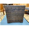 Image 2 : Woven Rattan Hamper w/ Handles from Spa, Approx. 19" x 19" x 18.5"H