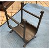 Image 1 : Iron Fireplace Log Holder, Approx. 13" x 9" x 16.5"H