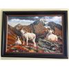 Image 3 : Dallen Lambson's: Alaska Governors Chugach Dall Sheep Commemorative Original Oil Painting