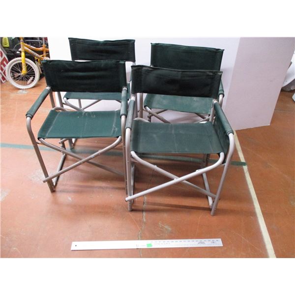 *2X THE BID PRICE - (4) Folding chairs